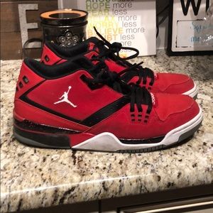 Men's red Jordan's